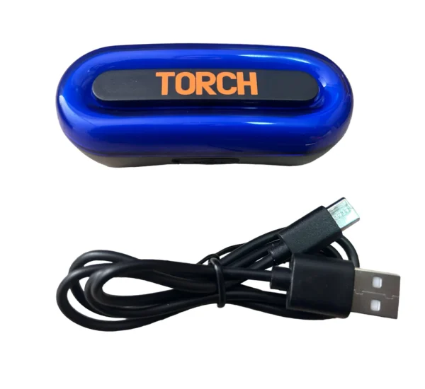 Baliza de Luz Azul Recargable para Casco de Seguridad - Image 3